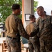 Maj. Gen. Jarrard Speaks With Marine at U.S. Embassy Caracas