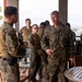 Maj. Gen. Jarrard Speaks With Marine at U.S. Embassy Caracas