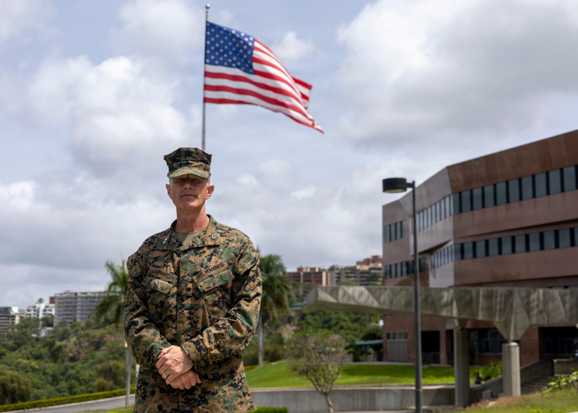 DVIDS - Images - Maj. Gen. Jarrard Speaks With Marine at U.S.