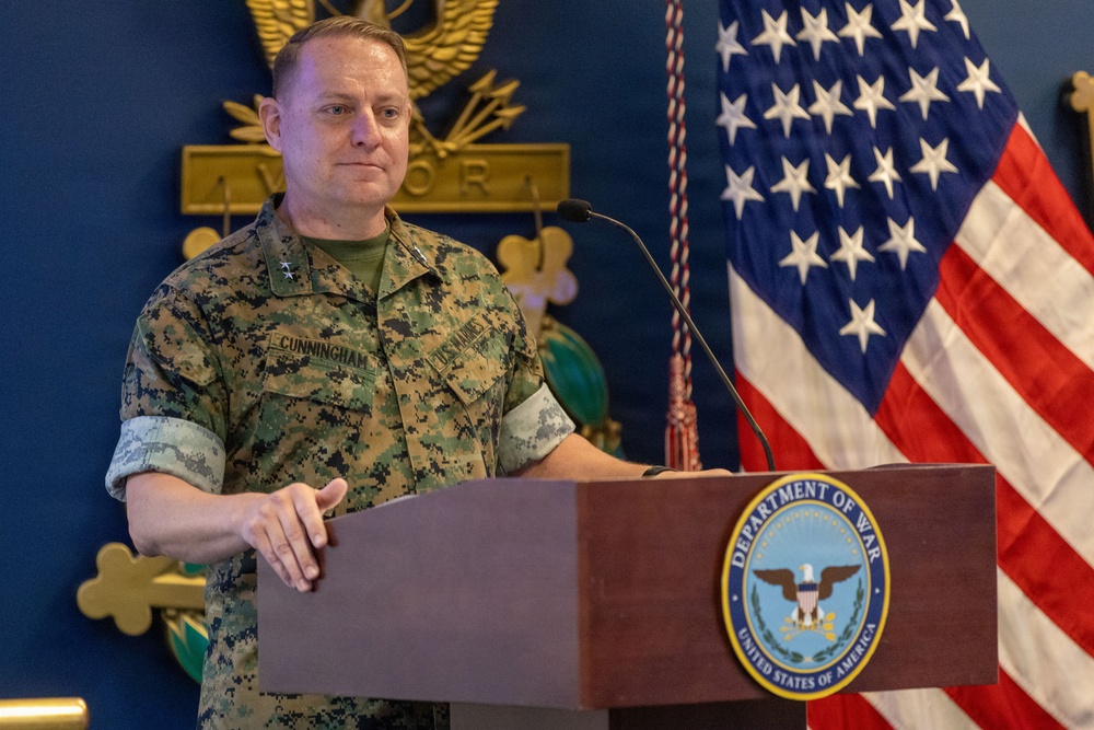 USMC Director of Intelligence Change of Command