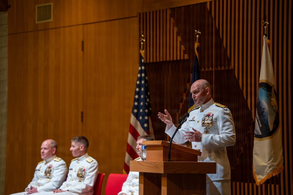 Rear Adm. Figanbaum Relieves Rear Adm. Nash as Commander, Submarine Group 9