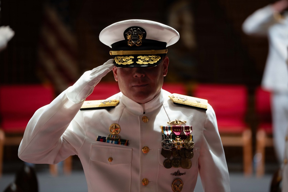 Rear Adm. Figanbaum Relieves Rear Adm. Nash as Commander, Submarine Group 9