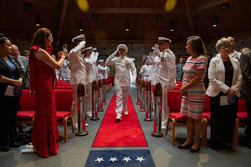 Rear Adm. Figanbaum Relieves Rear Adm. Nash as Commander, Submarine Group 9