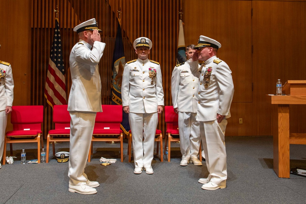 Rear Adm. Figanbaum Relieves Rear Adm. Nash as Commander, Submarine Group 9