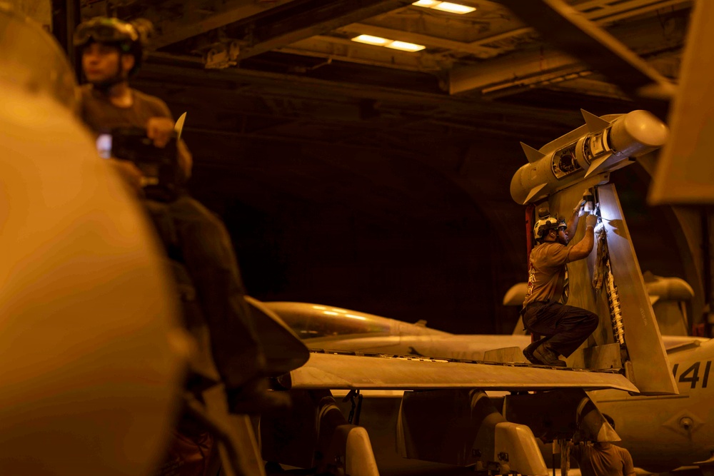 Abraham Lincoln Conducts Operations