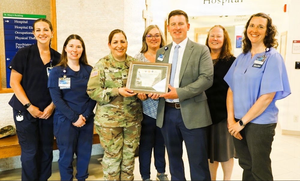 Fort McCoy Garrison commander health organization in Sparta for community partnership