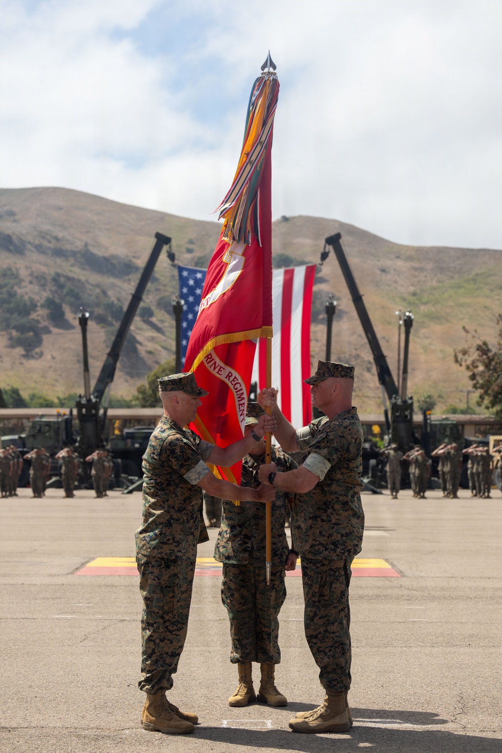 11th Marines hold change of command ceremony