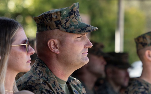 1st Battalion,1st Marine Regiment, hosts a relief and appointment ceremony