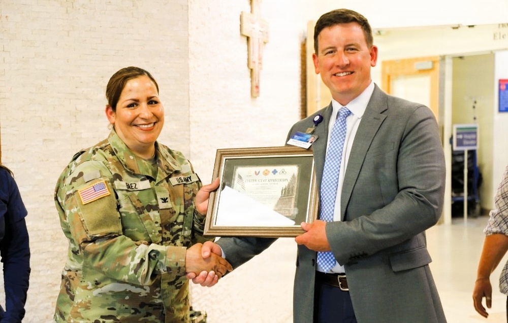 Fort McCoy Garrison commander health organization in Sparta for community partnership