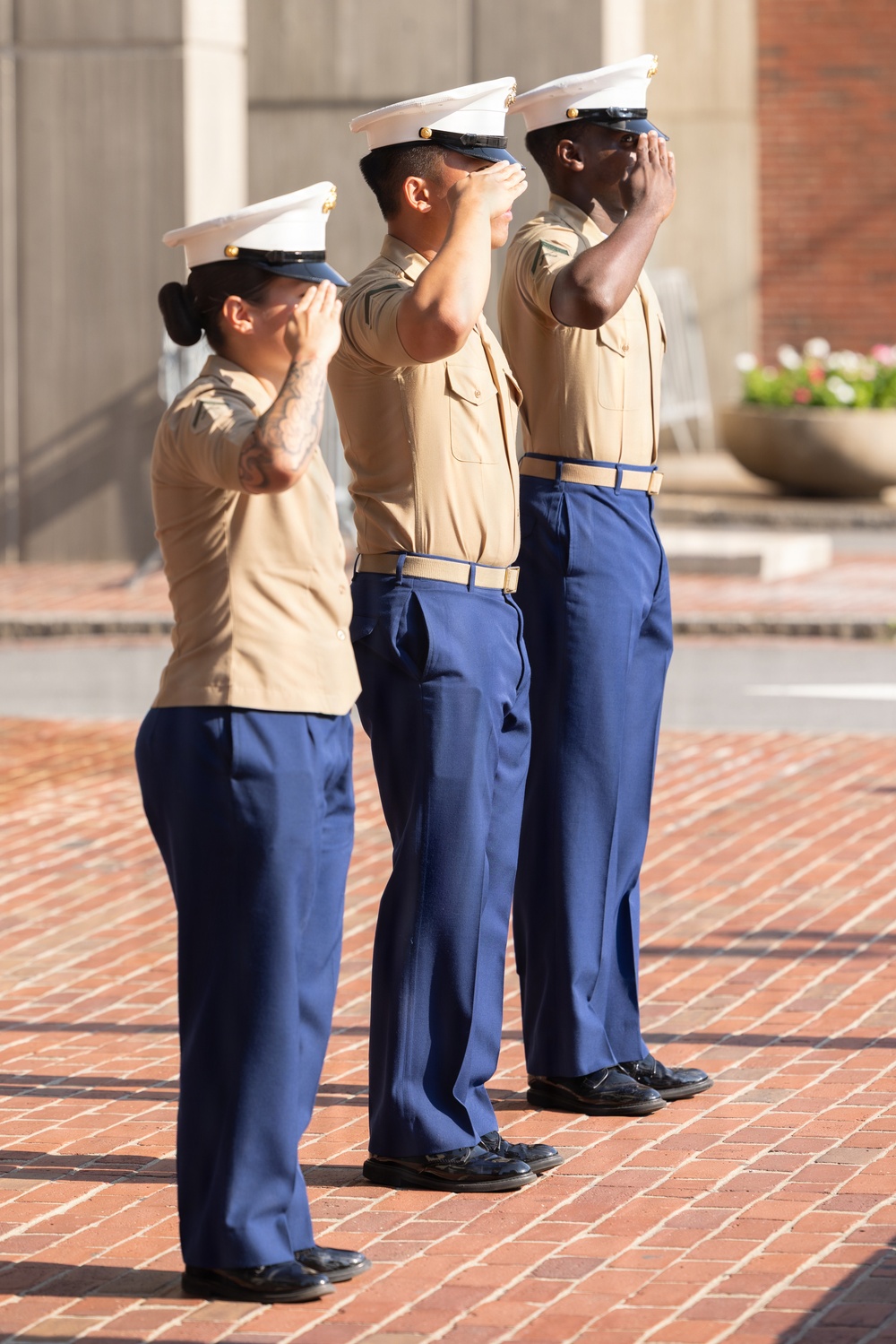 Fleet Week Boston Morning Colors