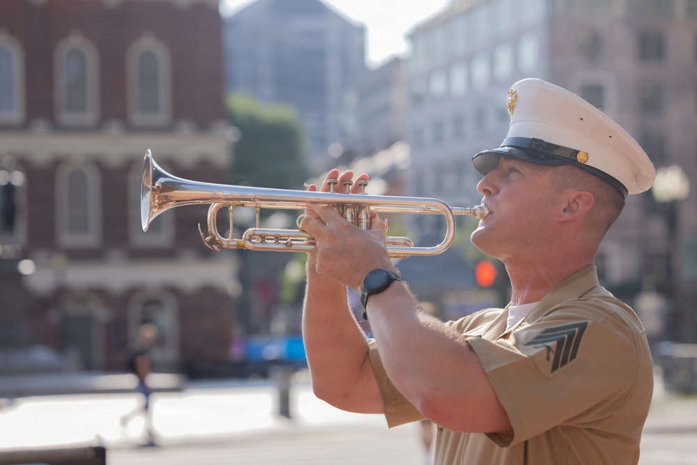 Fleet Week Boston Morning Colors