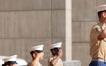 Fleet Week Boston Morning Colors