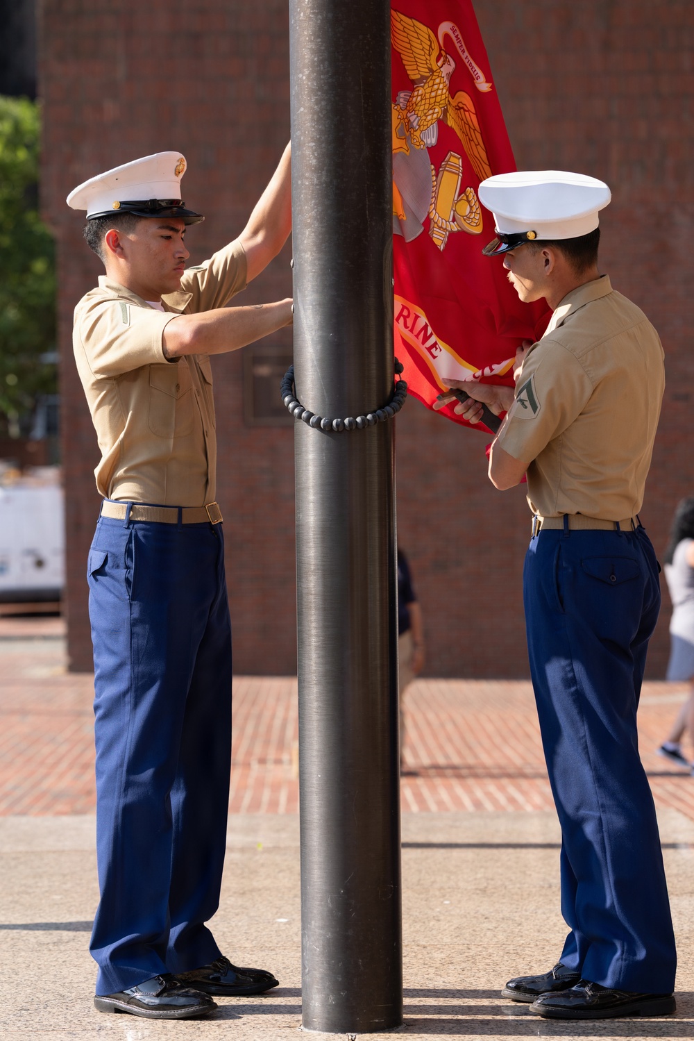 Fleet Week Boston Morning Colors