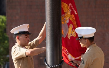 Fleet Week Boston Morning Colors