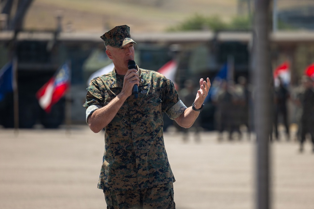 11th Marines hold change of command ceremony
