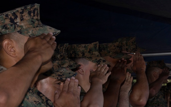 1st Battalion,1st Marine Regiment, hosts a relief and appointment ceremony
