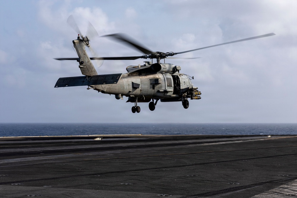 Abraham Lincoln Conducts Flight Operations