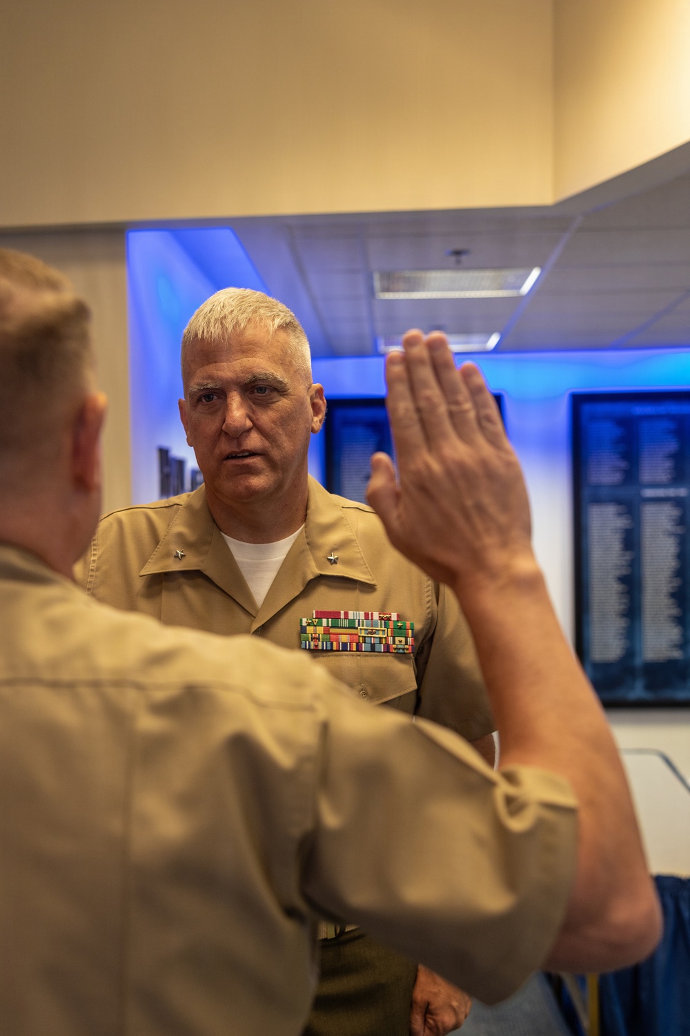 USMC Col. Seth Anderson Frocked to Brig. Gen.