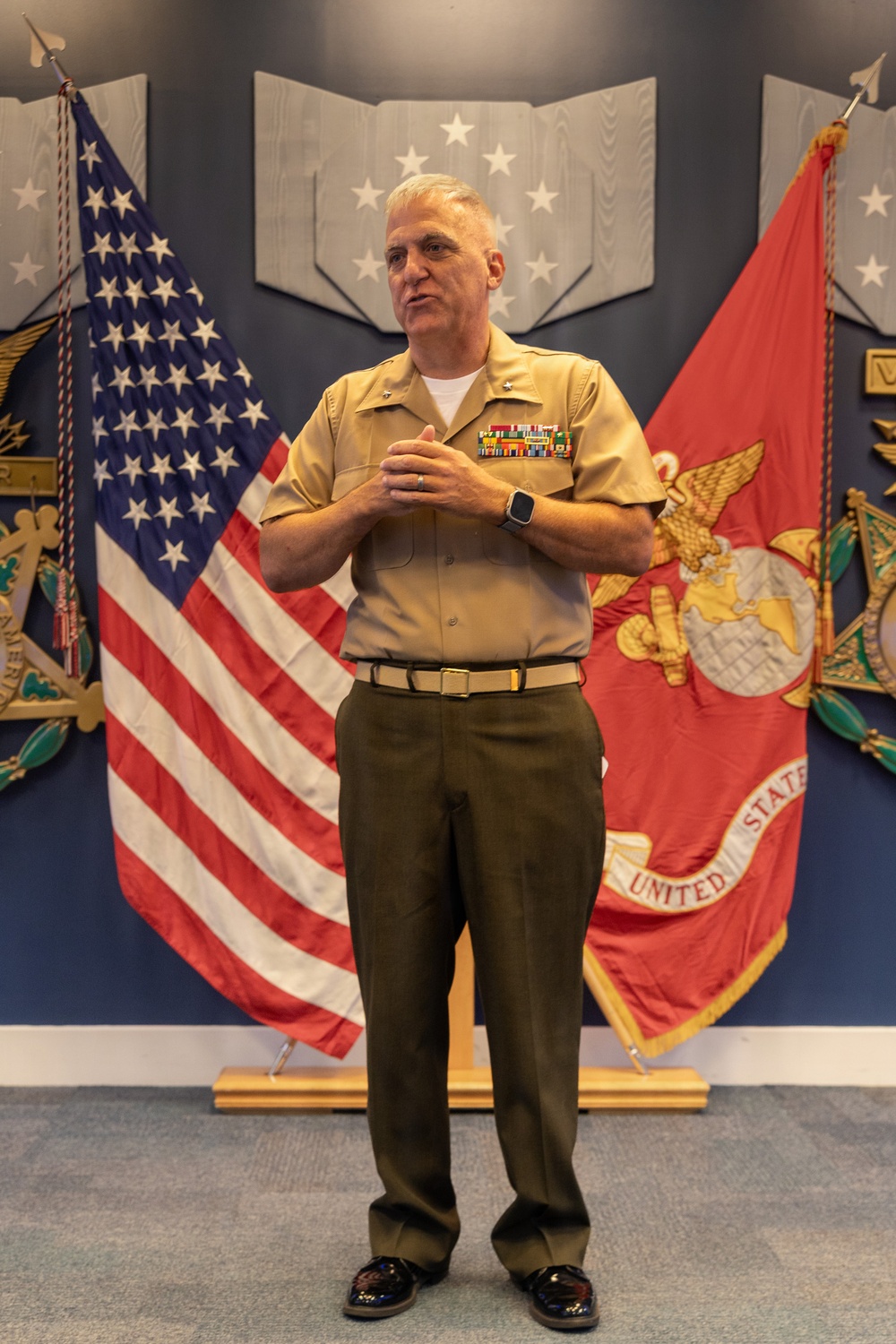 USMC Col. Seth Anderson Frocked to Brig. Gen.