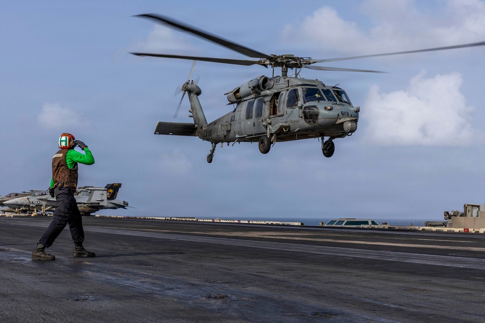 Abraham Lincoln Conducts Flight Operations