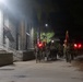 1st Combat Readiness Regiment Marines and Sailors participate in a 10k night hike