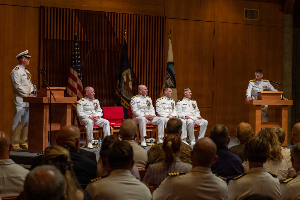 Rear Adm. Figanbaum Relieves Rear Adm.  Nash as Commander, Submarine Group 9