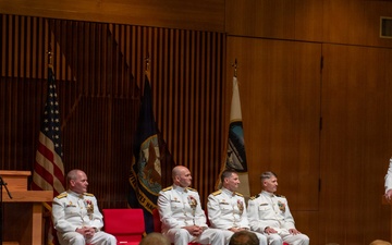 Rear Adm. Figanbaum Relieves Rear Adm.  Nash as Commander, Submarine Group 9