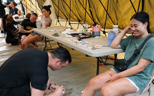 U.S. Soldiers participate in a mass casualty exercise during RIMPAC 2026