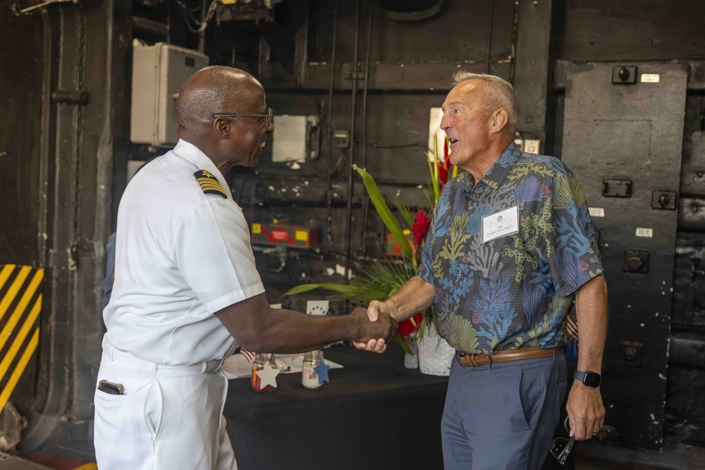 USS Essex hosts 4th of July reception