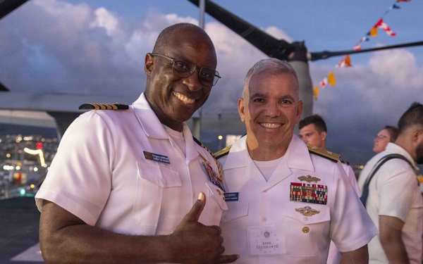 USS Essex hosts 4th of July reception