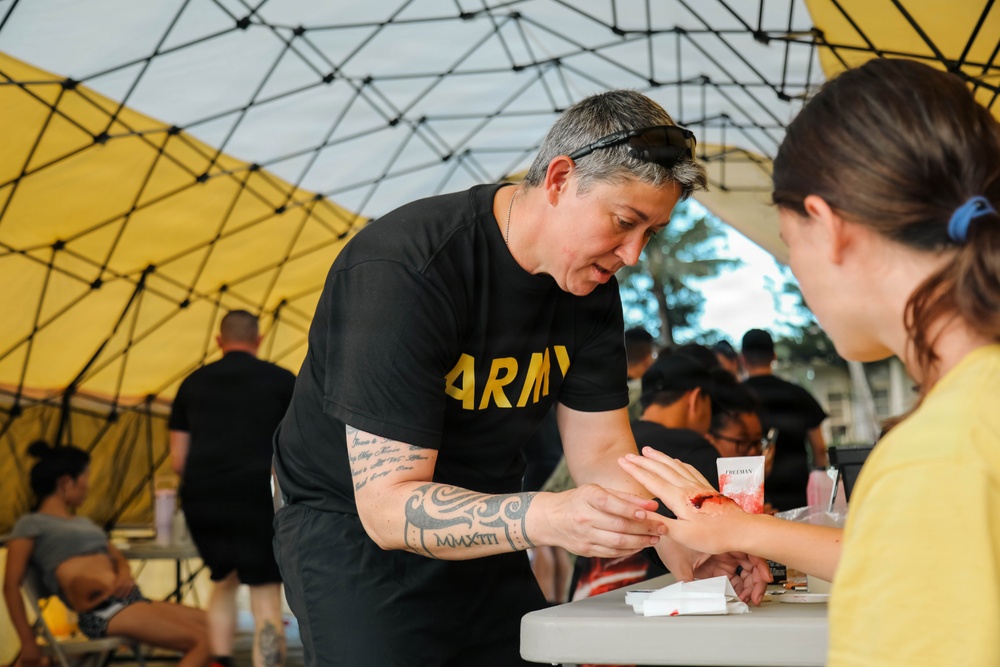 U.S. Army participate in a full-scale mass casualty exercise during RIMPAC 2026