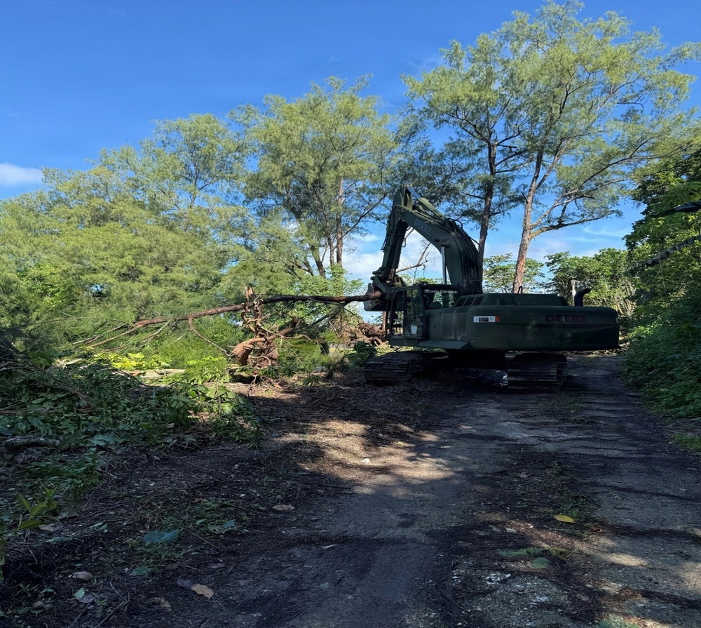 MCED-P 26.1 used heavy equipment to prepare for future engineering projects