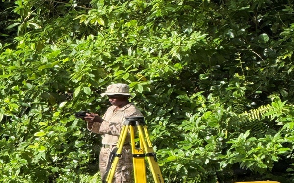 MCED-P 26.1 surveys key road on Peleliu