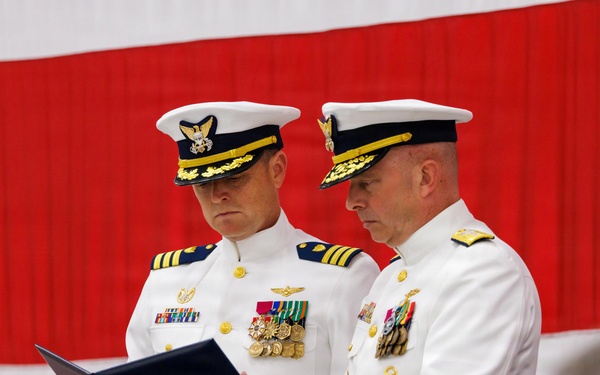 Coast Guard Air Station Sitka holds change of command ceremony