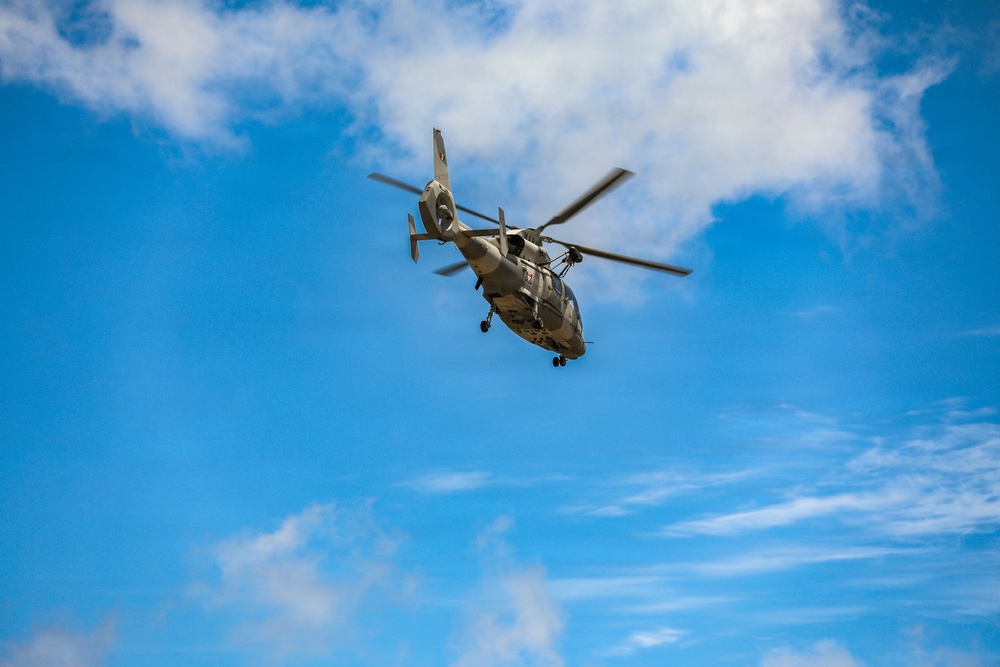 U.S. Soldiers participate in a mass casualty exercise during RIMPAC 2026