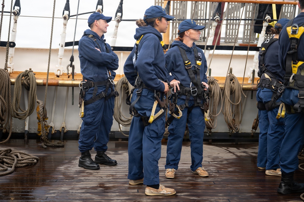 Coast Guard Cutter Eagle sails to Boston