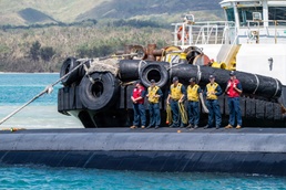 USS Tucson arrives at Naval Base Guam