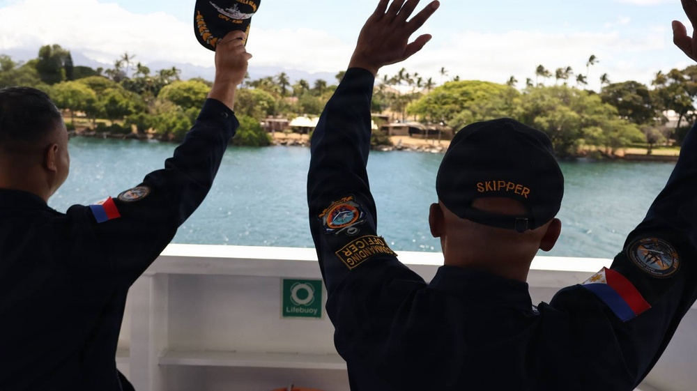 BRP Gabriela Silang sails for RIMPAC 2026 sea phase