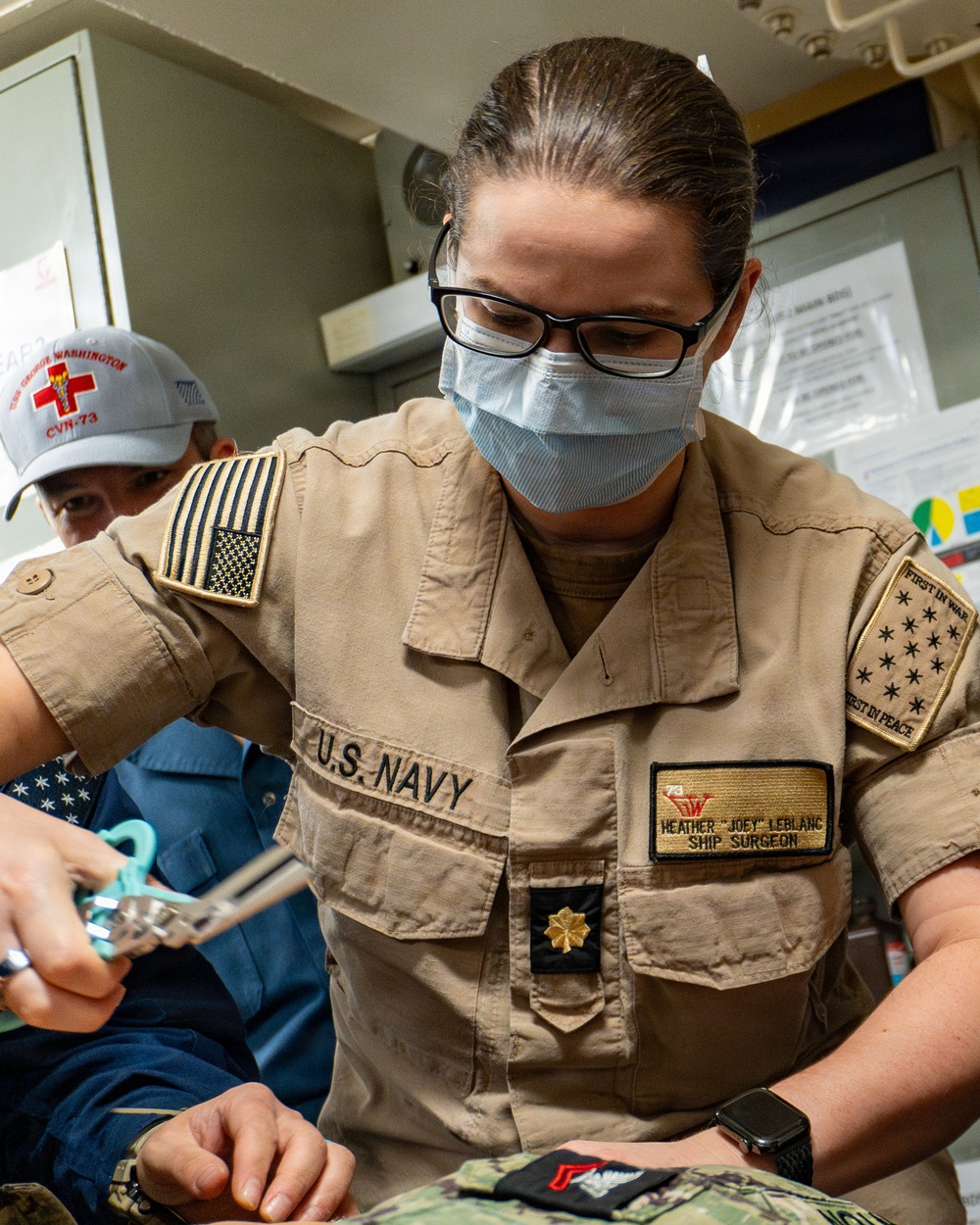 George Washington Sailors Participate in Integrated Drills