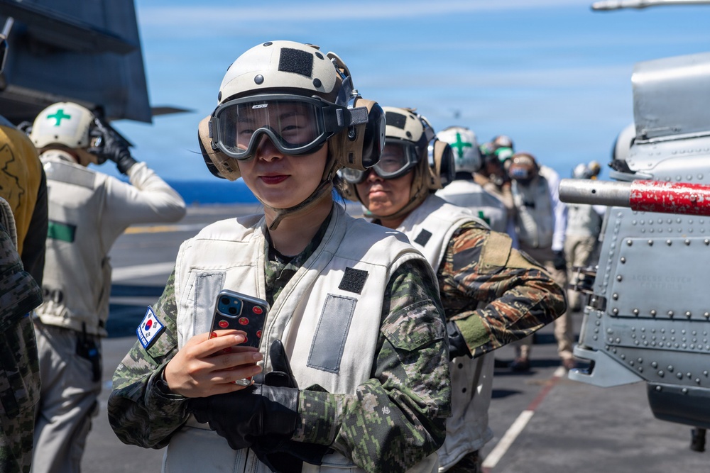 Partner navies visit USS Theodore Roosevelt during RIMPAC 26