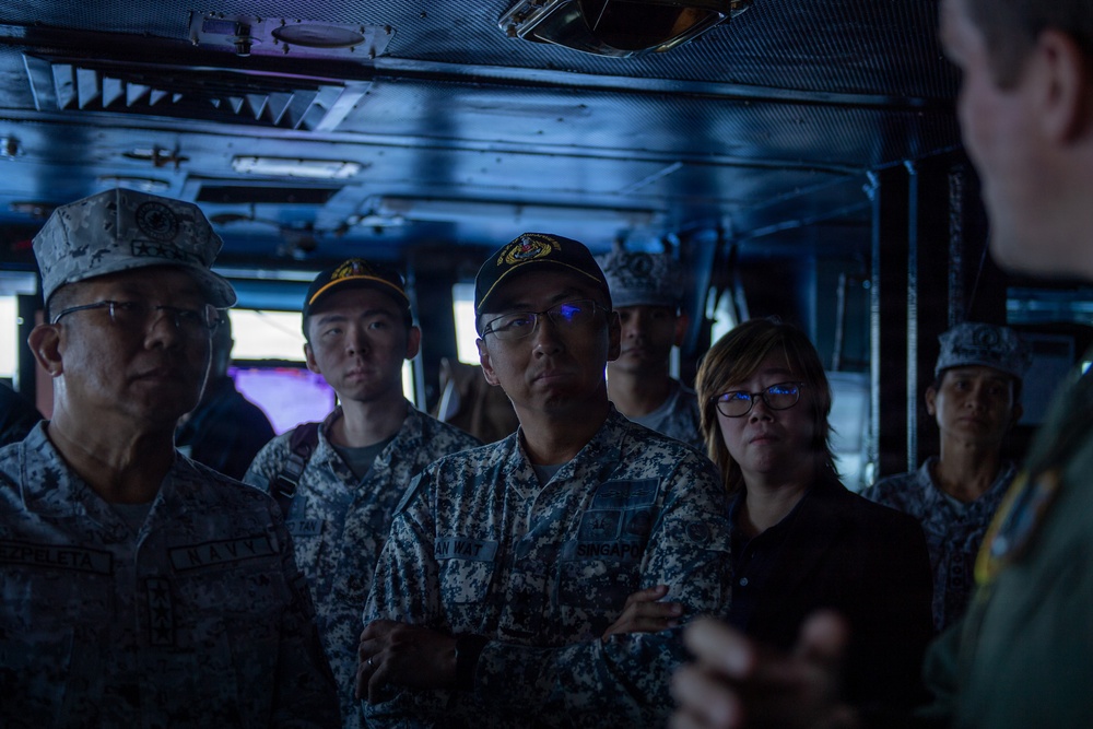 Partner navies visit USS Theodore Roosevelt during RIMPAC 26