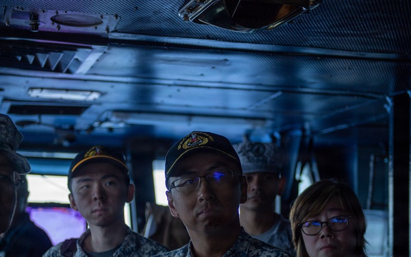 Partner navies visit USS Theodore Roosevelt during RIMPAC 26