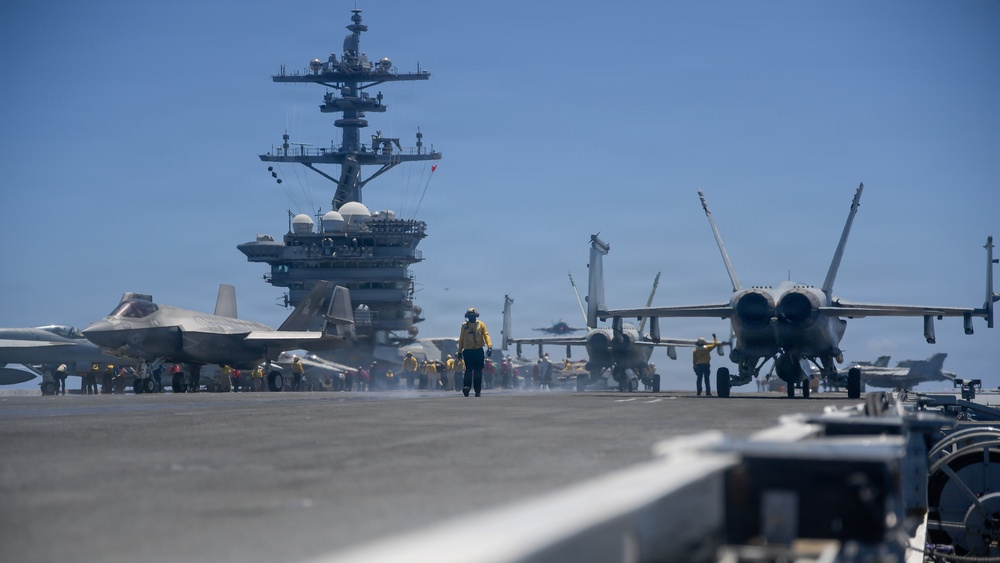 USS Theodore Roosevelt conducts flight operations during RIMPAC 2026