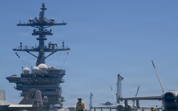 USS Theodore Roosevelt conducts flight operations during RIMPAC 2026