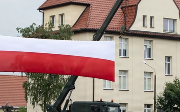 NATO FLF Battle Group‑Poland joins 15th Giżycko Mechanized Brigade for 32nd Anniversary Ceremony