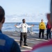 USS Mustin conducts an integrated training team drill