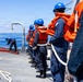 USS Mustin conducts an integrated training team drill