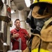 USS Mustin conducts an integrated training team drill