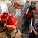 USS Mustin conducts an integrated training team drill