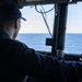 USS Mustin conducts bridge operations